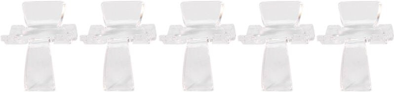 25 StüCk Acryl Display Halter Durchsichtige Kunststoff Staffelei StäNder für Gesteins Mineral Achat