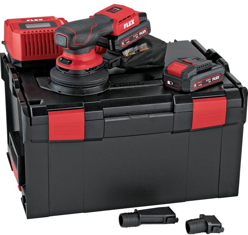 Flex - Akku-Exzenterschleifer ore 2-125 18-EC/2.5 Set Akku Multisander 18 v 532083