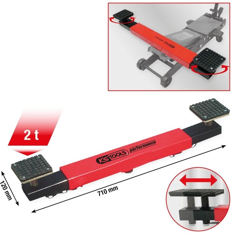KS Tools performance Querträger für Wagenheber, 2000 kg