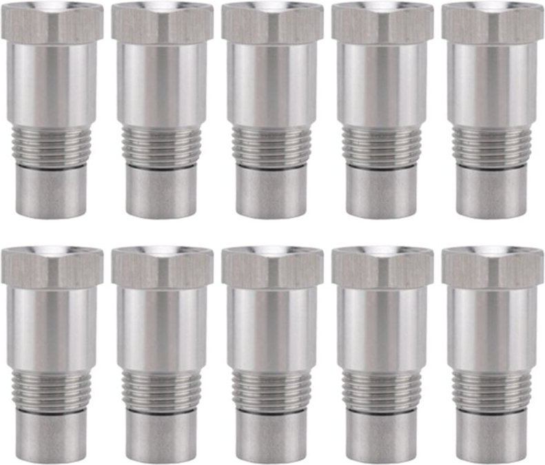 10 Stück Sauerstoff-O2-Sensor-Abstandshalter-Adapter-Spund Katalysator-Fixierung, Motorkontrollleuchte