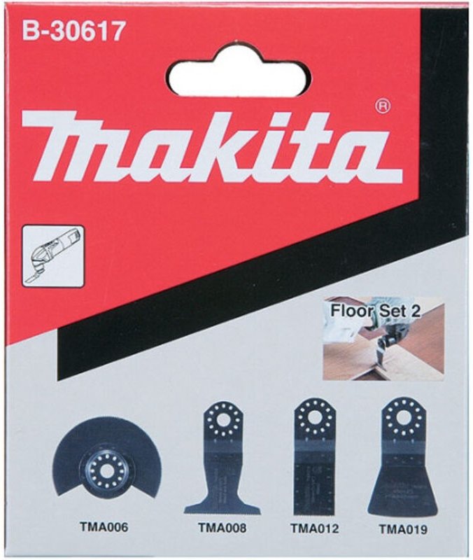 Starlock Parkettboden-Set 4-teilig tma 045/048/051/066 Makita B-67505
