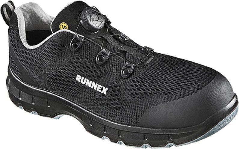 BIG Arbeitsschutz RUNNEX Sicherheitshalbschuh atop FlexStar 5190 S1PS ESD Gr. 37 schwarz/grau