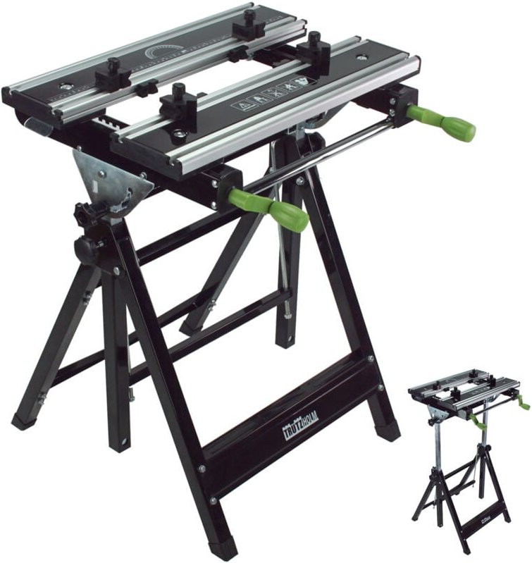 Werkbank Premium Alu klappbar höhenverstellbar 7 Stufen Werktisch Schnellspanner, bis 90° neigbar