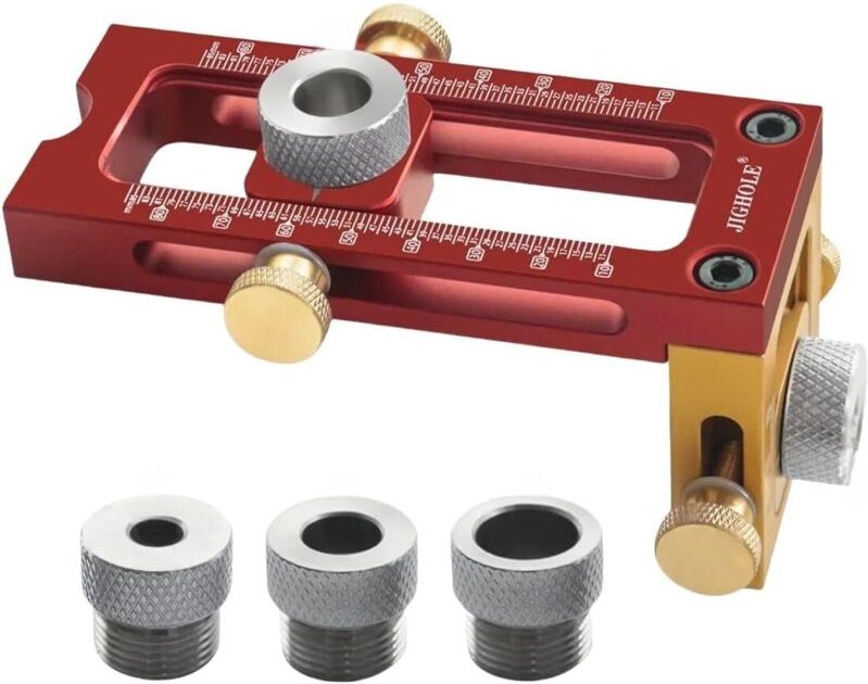 Verstellbares Taschenlochbohrschablonen-Set – 2-in-1-Bohrschablonen-Set für Querdübel