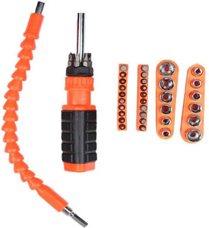 Trade Shop Traesio - Trade Shop - schraubendrehersatz 44-TLG. sternbits torx kreuzsechskant-steckschlüssel schaft 94229 ...