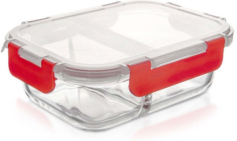 Thumbnail - Glass food container with lid and seal divided 13 l