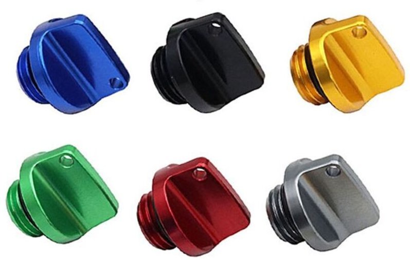 M20x2,5 Öleinfülldeckel für Multistrada für YZ65 80 125/X 250/X YZ250F/X YZ450F/X WR250F WR450F Schwarz