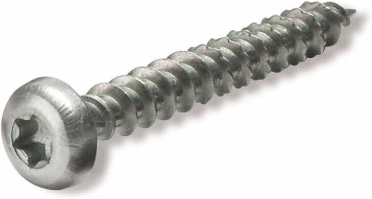 Cimco 6-rund-Allzweckschraube 3,5x16 T15 vz Halbr. 191205 100 Stk