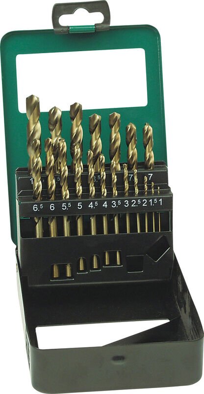 Brüder Mannesmann - M54319 Metall-Spiralbohrer-Set 19teilig 1 St.