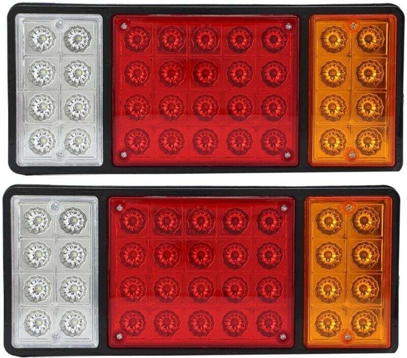 Feux Arrière 12V 36 LED Haute Visibilité Pour Caravane Camion Signal Clignotant Lumière