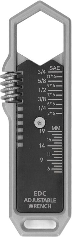 Verstellbarer Mini-Schraubenschlüssel aus legiertem Stahl (9–16 mm), exquisiter, handgefertigter kleiner Metallschlüssel...