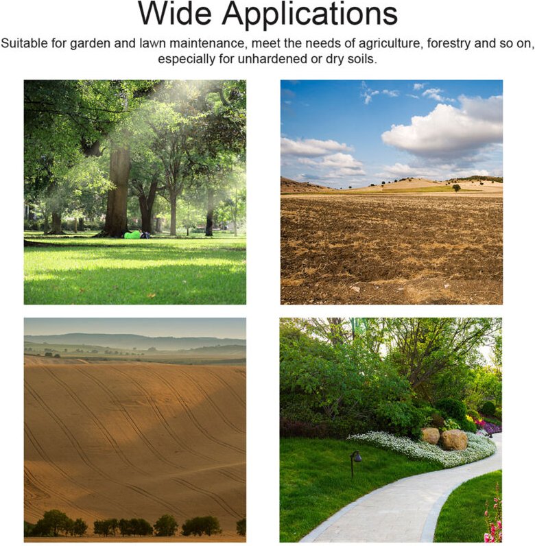 Bodenprobenahme-Set, 30 cm lange Edelstahlsonde zur Bodenanalyse, Bodenprobenentnahme, tragbarer T-Griff für Pflanzenpfl...