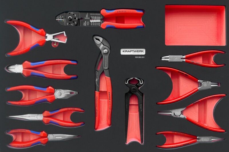 Knipex EVA3 Zangen-Satz 12-tlg. 60x40 cm