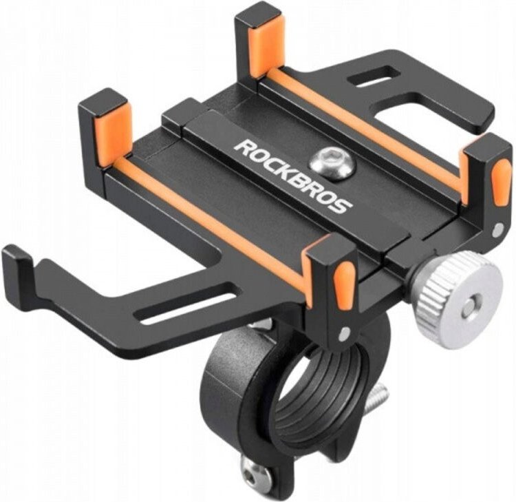 ROCKBROS Handyhalterung aus Metall für Fahrräder (699-BO) orange
