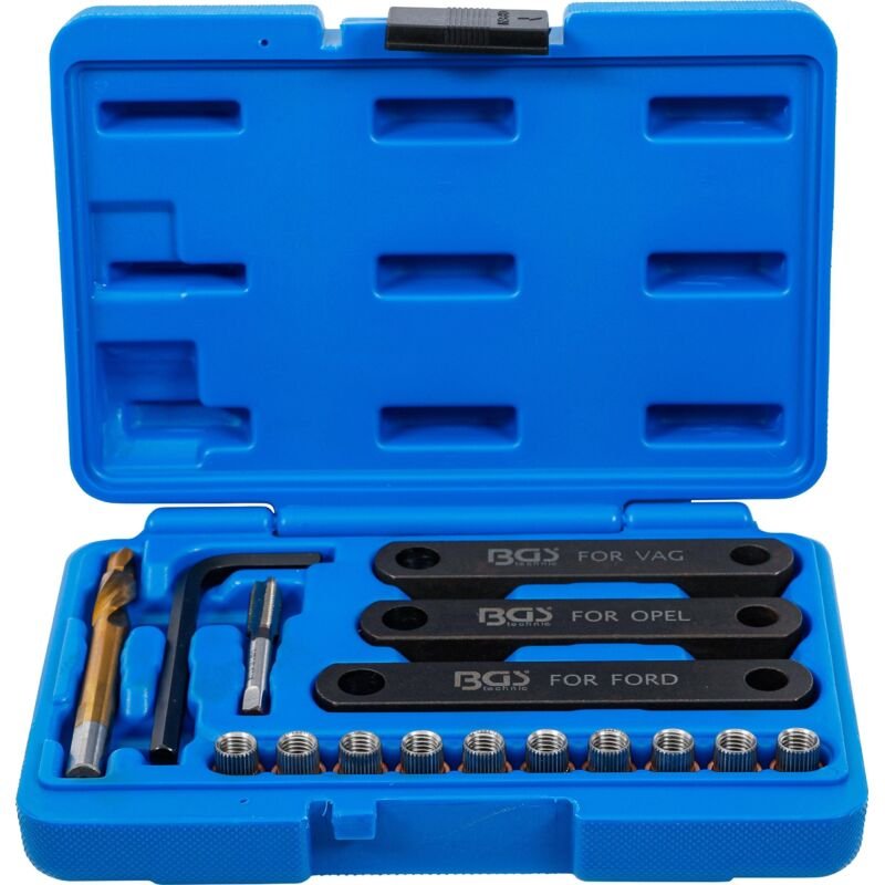Bgs Technic - Reparatur-Satz für Bremsgewinde M9 x 1,25 16-tlg.