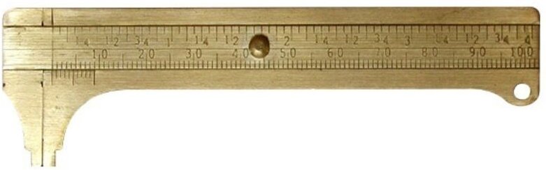 Taschenmessschieber 1/10 mm (76 mm) MAXICRAFT