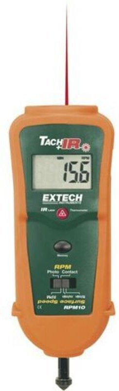 Extech RPM10 Drehzahlmesser mechanisch, optisch 0.5 - 19999 U/min 10 - 99999 U/min