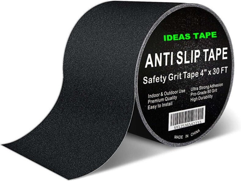 Anti-Rutsch-Klebeband-Aufkleber, 10 cm x 10 m, Anti-Rutsch-Streifen mit Anti-Rutsch-Klebeband für Treppen, Stufen, Boden...