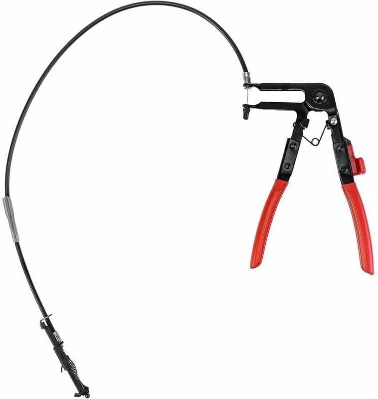 Alicates para abrazaderas de manguera, con cable Bowden de 620 mm, herramientas para mecánicos de automóviles, 1 pieza