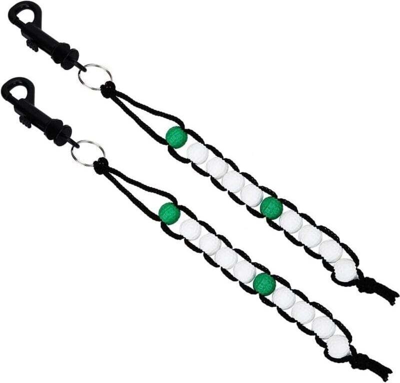 Contatore di palline da golf con clip da 2 pezzi per campo da golf