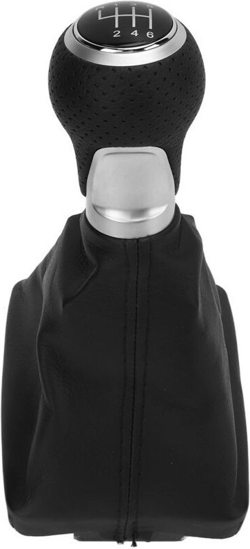 Schaltknauf für 6-Gang-Schaltgetriebe, weiße Beschriftung, ergonomischer Ersatz für Audi A6 C6 (2004–2011, Linkslenker),...