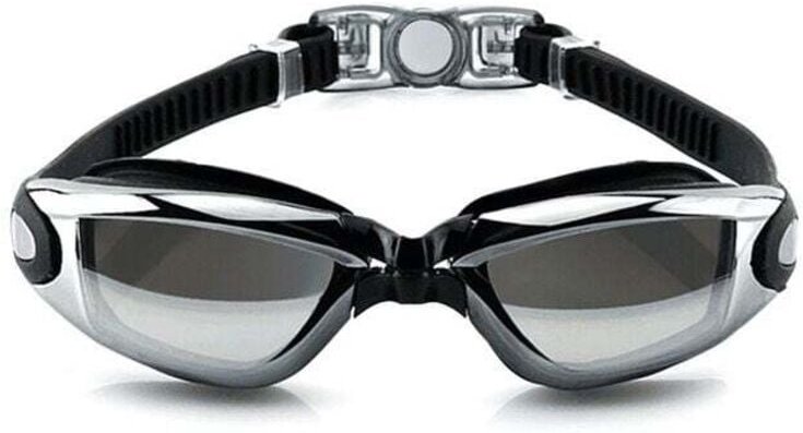 Black Plating Schwimmbrille - Antibeschlag- und UV-Schutz Schwimmbrille mit Aufbewahrungsbox - Verstellbares und auslauf...