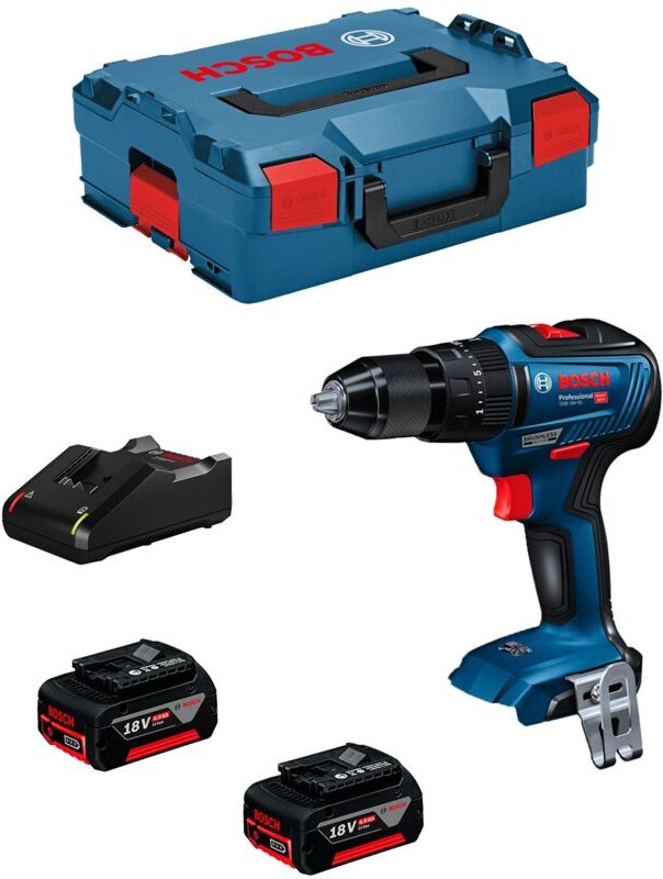 Bohrschrauber Bosch gsb 18V-55 2x4Ah