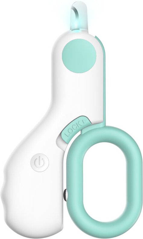 Professionelle Krallenschere für Haustiere, Katzenschere mit LED-Licht, Krallenschere für die Fellpflege von Katzen und ...