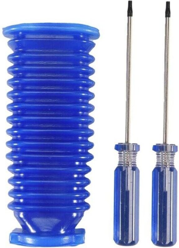 Ersatzrolle für Staubsauger-Saugkopf, blauer Schlauch, Zubehör