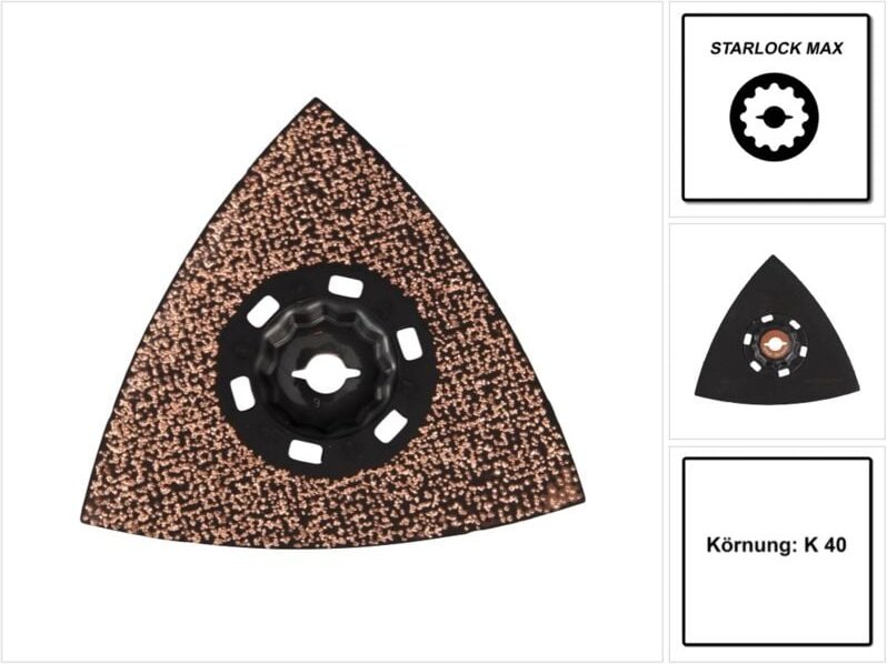 B-66569 Deltaschleifpapier Körnung (num) 40 1 St. - Makita