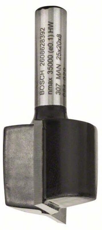 Bosch Nutfräser Standard for Wood, 8 mm, D1 25 mm, L 20 mm, G 51 mm