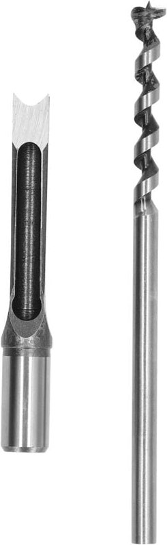 Akozon Vierkant-Stechbeitelbohrer für Holzbearbeitung, verstellbarer Stechbeitelkopf, Vierkantbohrer für Dübelstifte, Ke...