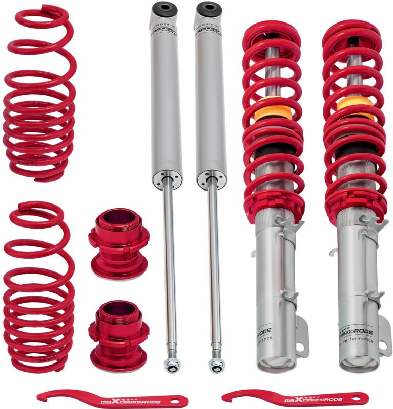 Maxpeedingrods - Gewindefahrwerk for Volkswagen vw Golf Mk4 iv 1J1 fwd 1998-2007 New Beetle 1C1