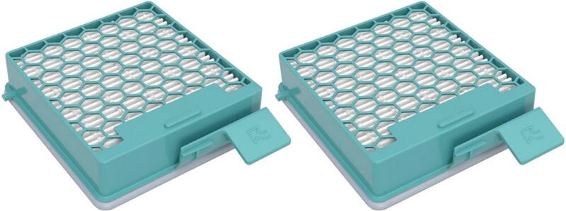 2x Trade-shop HEPA-Filter / Hygienefilter / Abluftfilter kompatibel mit Miele Boost CX1 125 Gala Edition, Parquet Powerl...