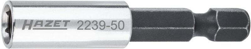 Hazet Adapter, 1/4 (6,3 mm) Sechskant massiv, 1/4 (6,3 mm) Sechskant hohl, Länge: 50 mm