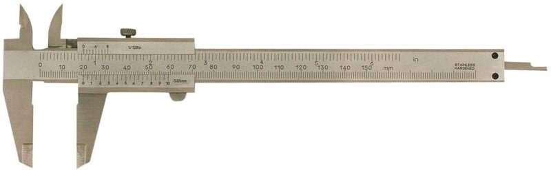 SOLIDO Messschieber mit Feststellschraube DIN 862 Messbereich 0-150 mm