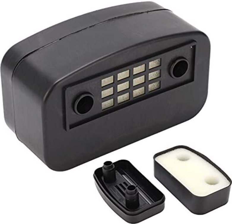 65 mm quadratisches Kunststoffgehäuse für Luftkompressoren, geräuscharmer Schalldämpfer, Ansaugfilter für Kolbenkompress...