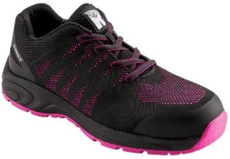 RUNNEX® S1PS-Damen-ESD-Sicherheitshalbschuhe GirlStar schwarz/pink, 5180 Gr. 42
