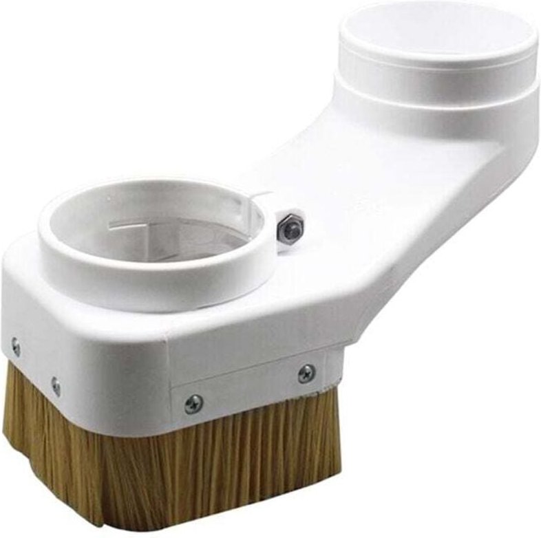 100-mm-Graviermaschine, Spindelbürste, Staubabsaugung, Staubsauger, CNC-Fräsmaschine