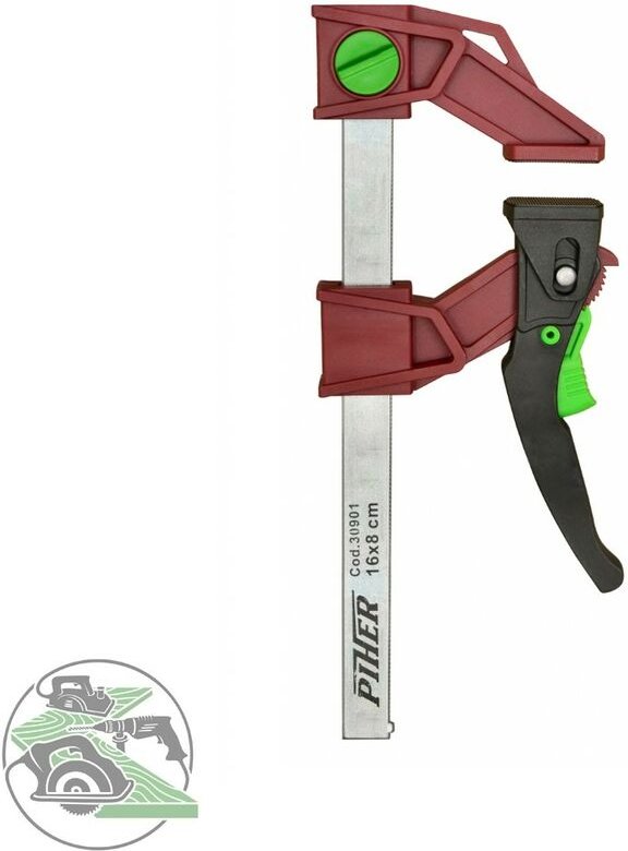 Hebelzwinge pal Light 16 x 8 cm bis zu 120 kg Spannkraft Schraubzwinge - Piher