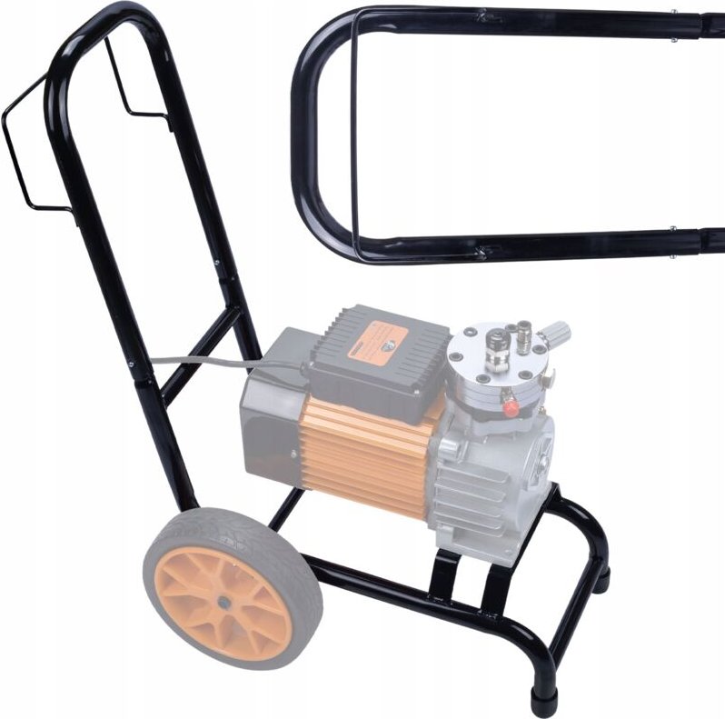 Rosfix Transportgestell OSS04 – Stahlausführung mit Griff Passend für Farbspritzgerät Rosfix OSS04 Pulverbeschichtet, Er...