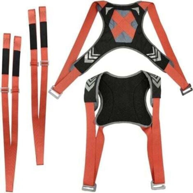 4 Stück Hebegurte für den Umzug, Hebe- und Transportsystem für 2 Personen, verstellbare Transportgurte, Umzugszubehör fü...