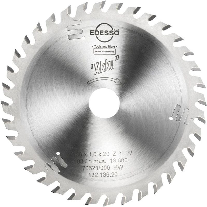 Hw Kreissägebl. Akku 136x1,6x20mm Z36 w