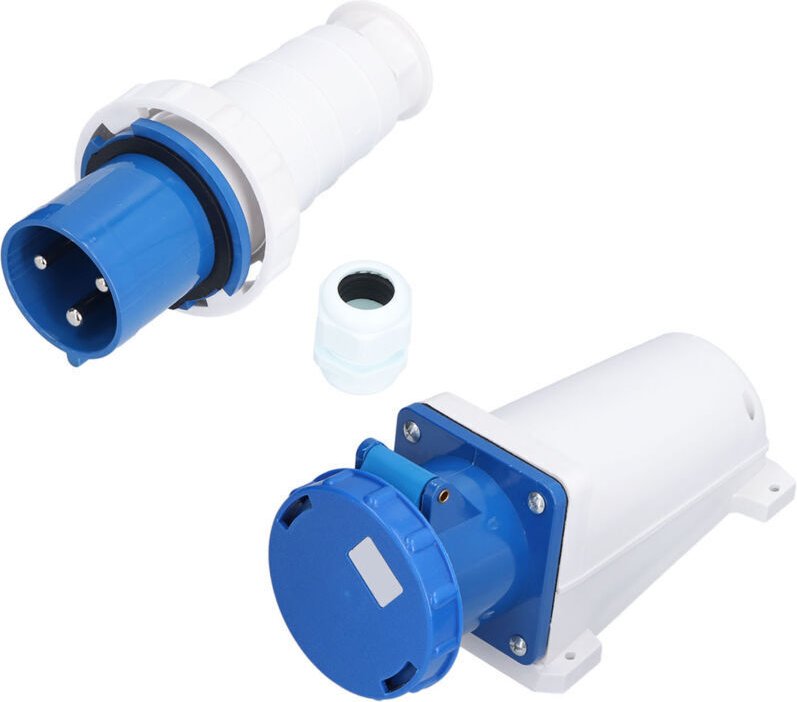 220–250 V, 63 A, Schutzart IP67, staubdicht, IDC-Anschlussklemmen, explosionsgeschützt, wasserdicht, für Industrieanwend...