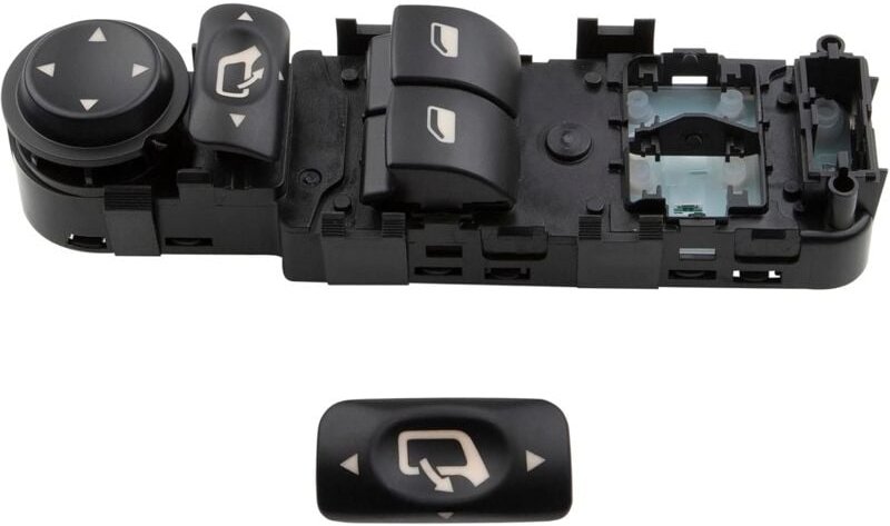 Ersandy - Faltbarer Druckknopf-Fensterheberschalter für C4 04–11 6554.HE 6554HE 9651464277