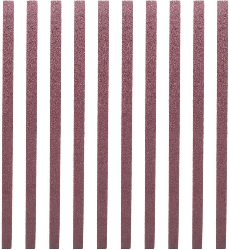 SIXRUN Schleifband, 10 Stück Aluminiumoxid-Schleifband 533 x 9 mm für Holz, Möbel, Beschläge und Nichtmetalle (60)