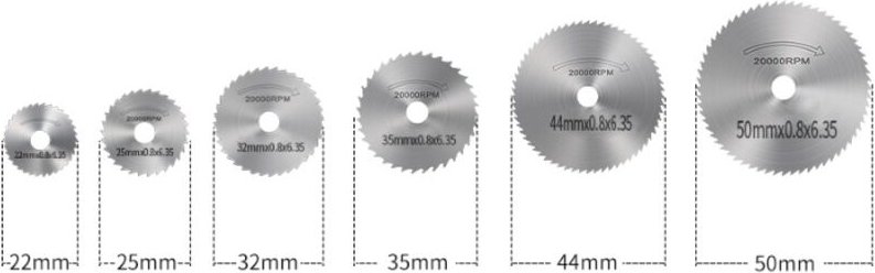 Gabrielle - Trennscheiben für Rotationswerkzeuge, Scheibenbohrblätter, hss, Mini-Kreissägeblätter aus Schnellarbeitsstah...