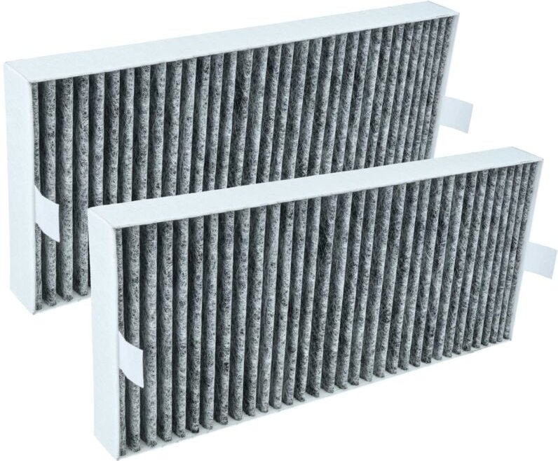 vhbw 2x Aktivkohlefilter kompatibel mit Miele KMDA 7272, 7473, 7676, 7876 Dunstabzugshaube