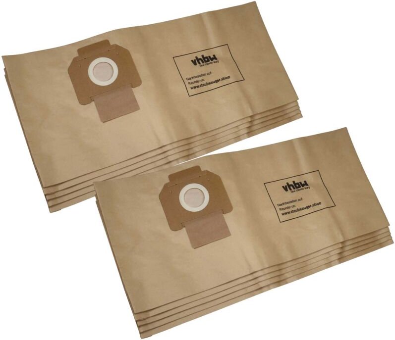 10x Staubsaugerbeutel kompatibel mit Makita VC3210L, VC3011L, VC3012M, VC4210M, VC3012L Staubsauger - Papier, 66cm x 27,...