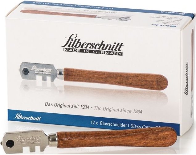 Thumbnail - Glasschneider für Glasdicken von 3 - 6 mm flaches Holzheft